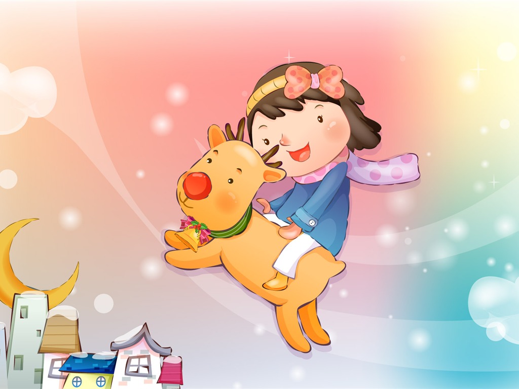 Vector Kinder's Happy Wallpaper (3) #13 - 1024x768