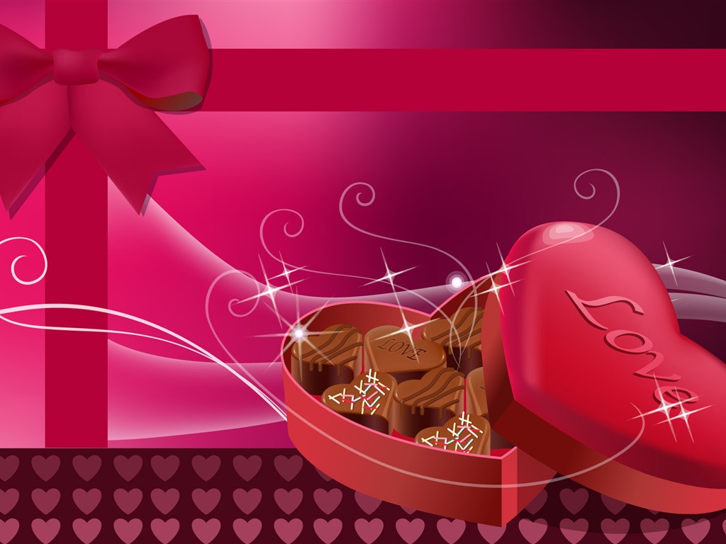 Día de San Valentín Fondos Love Theme (2) #9 - 1024x768