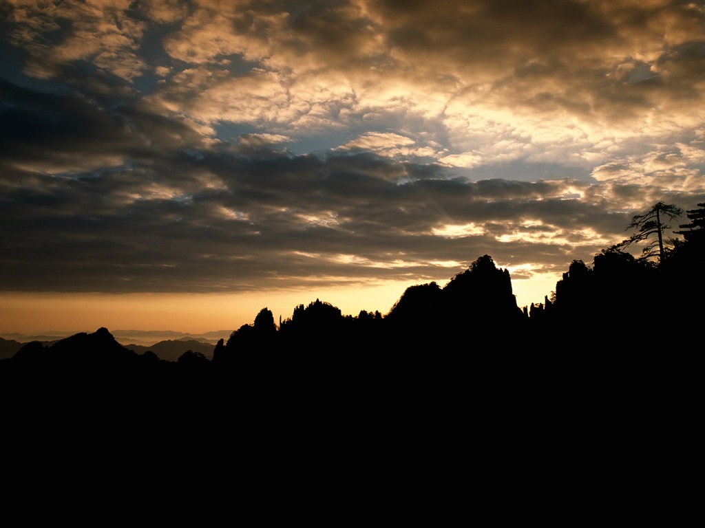 majestuosos ríos y las montañas de China fondo de pantalla #14 - 1024x768