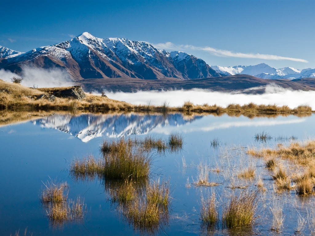 fondos de escritorio de un pintoresco paisaje de Nueva Zelanda #1 - 1024x768