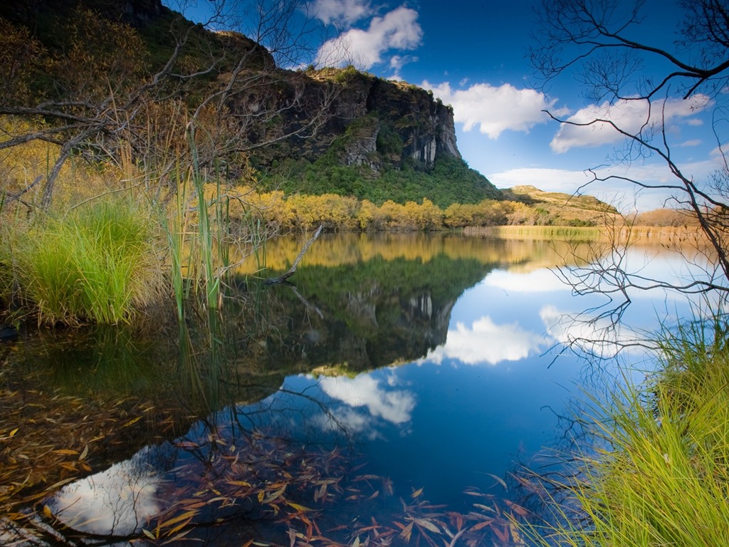 fondos de escritorio de un pintoresco paisaje de Nueva Zelanda #8 - 1024x768