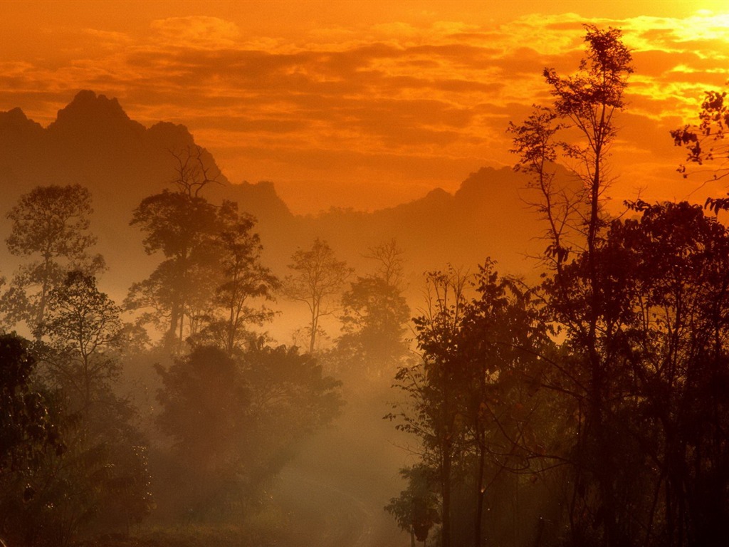 Thaïlande fonds d'écran beauté naturelle #5 - 1024x768