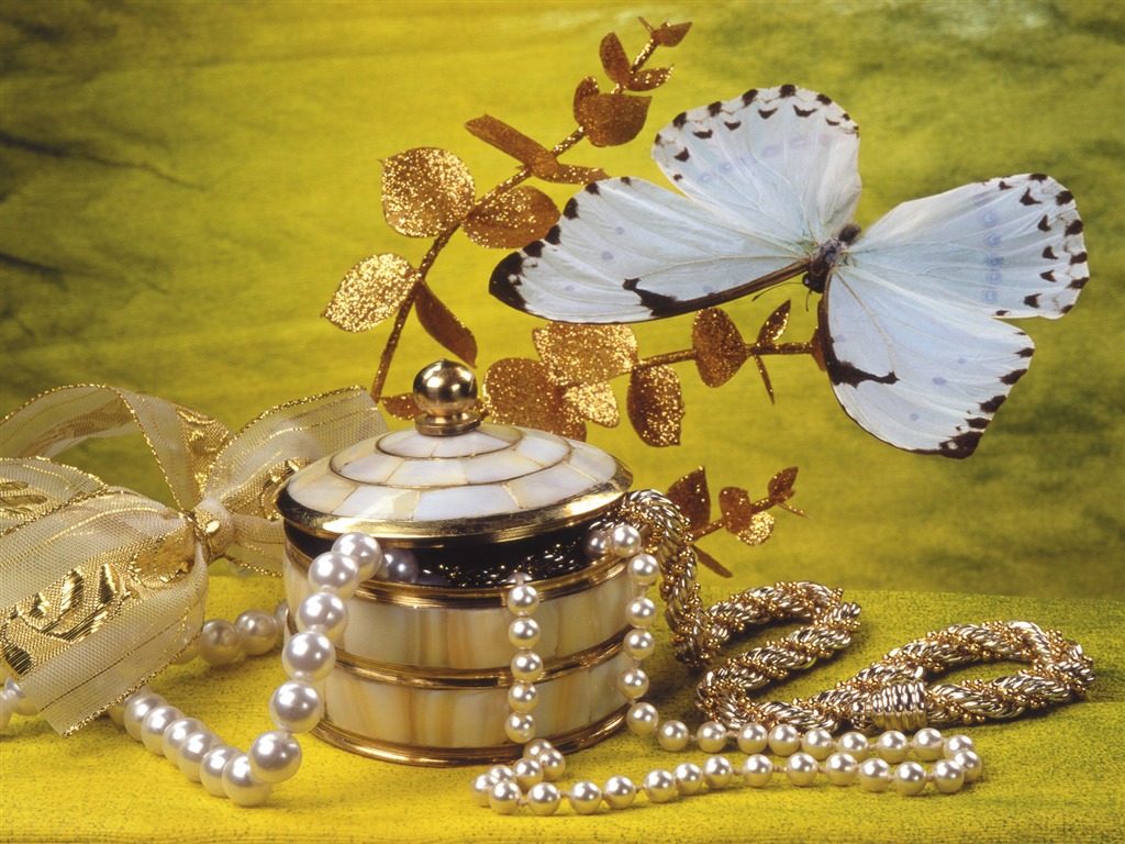 Schmetterlinge und Blumen Wallpaper Album (1) #2 - 1024x768