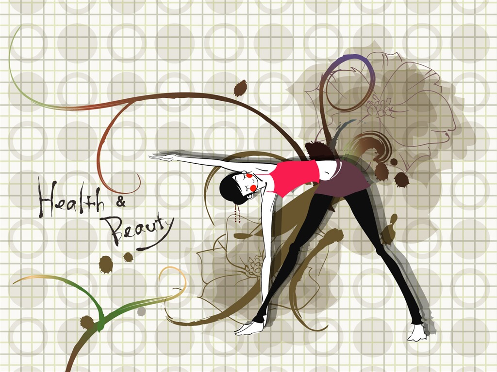 Vector Sports Girls Wallpaper (2) #17 - 1024x768