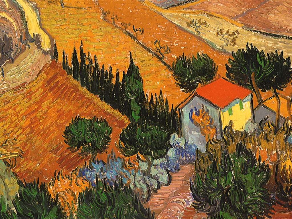 Vincent Van Gogh fondos de escritorio de la pintura (2) #9 - 1024x768