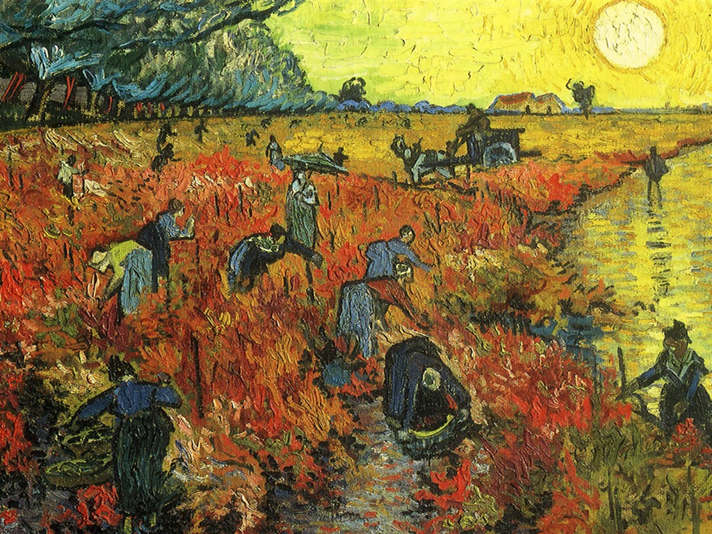 Vincent Van Gogh fondos de escritorio de la pintura (2) #12 - 1024x768