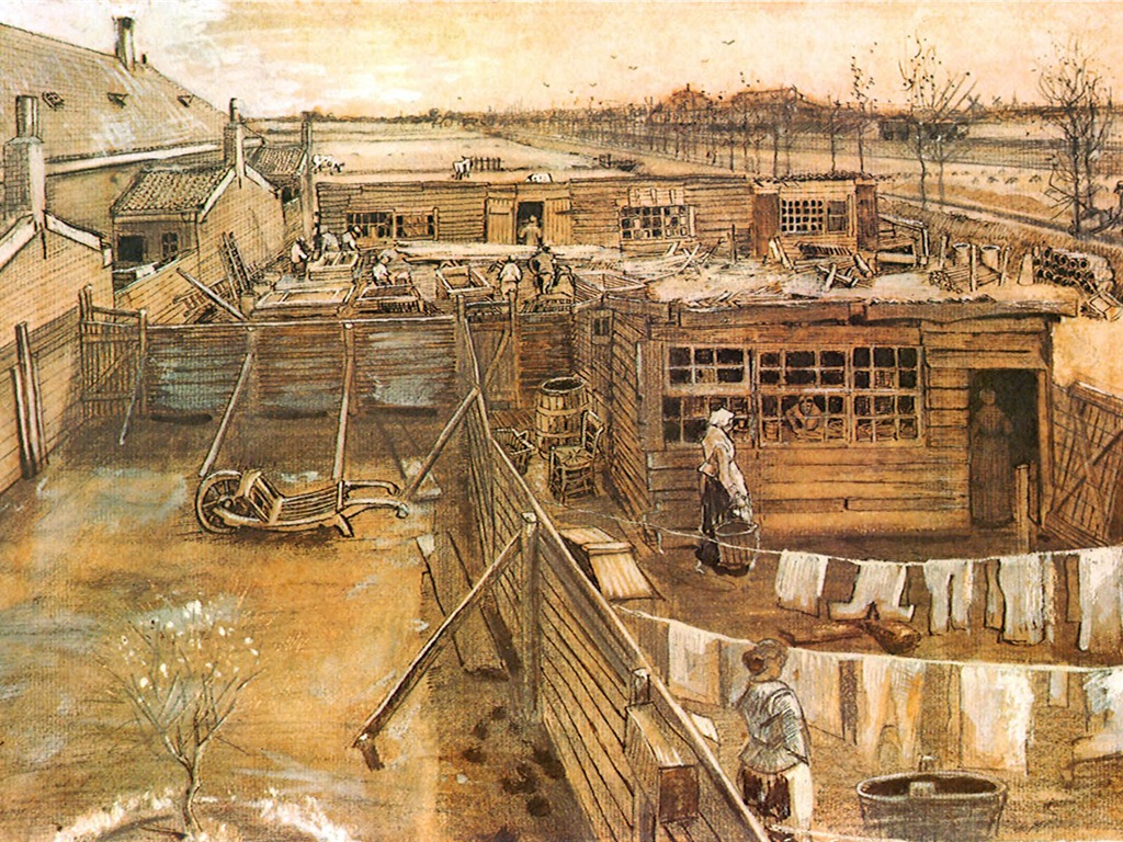 Vincent Van Gogh papier peint peinture (2) #15 - 1024x768