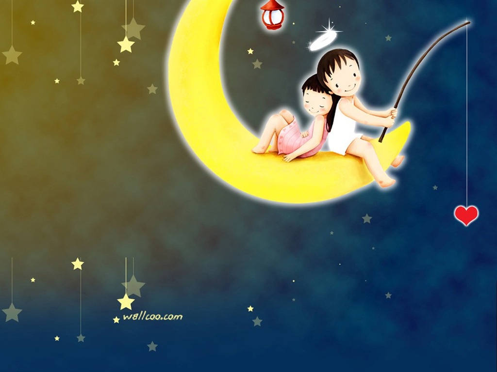 Webjong warm and sweet little couples illustrator #5 - 1024x768