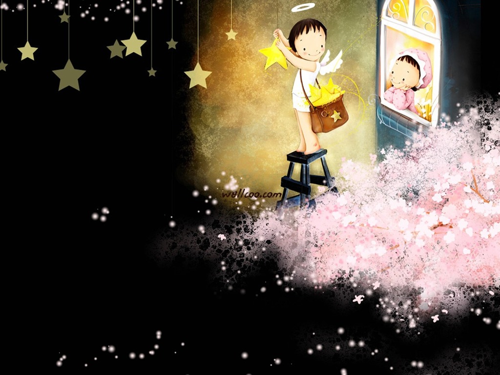 Webjong warm and sweet little couples illustrator #9 - 1024x768