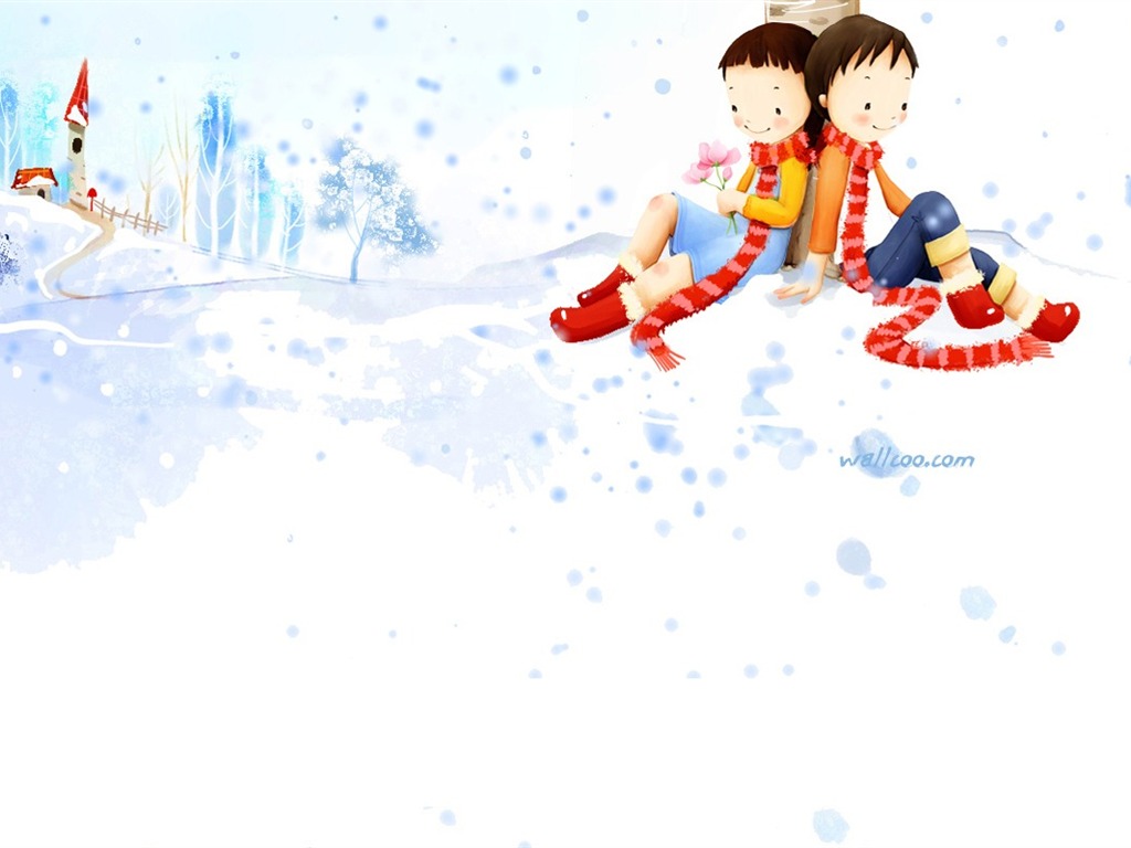 Webjong warm and sweet little couples illustrator #15 - 1024x768