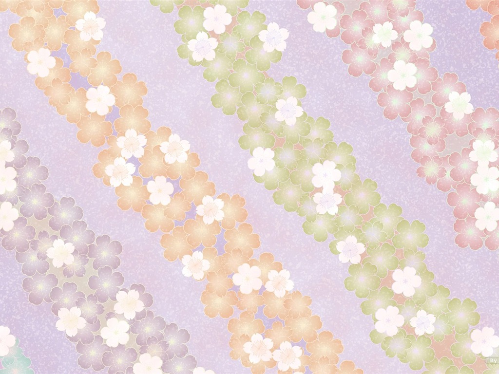 日本スタイルの壁紙パターンと色 #10 - 1024x768