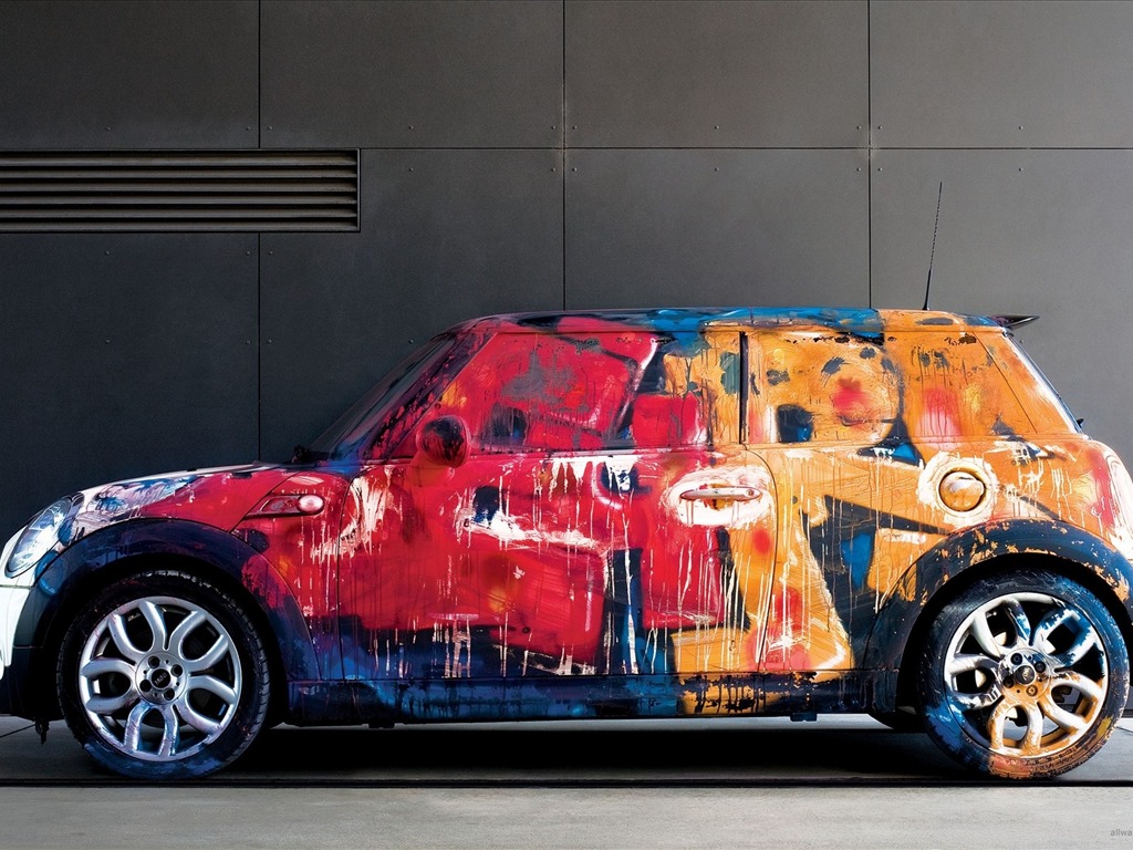 个性彩绘汽车壁纸1 - 1024x768