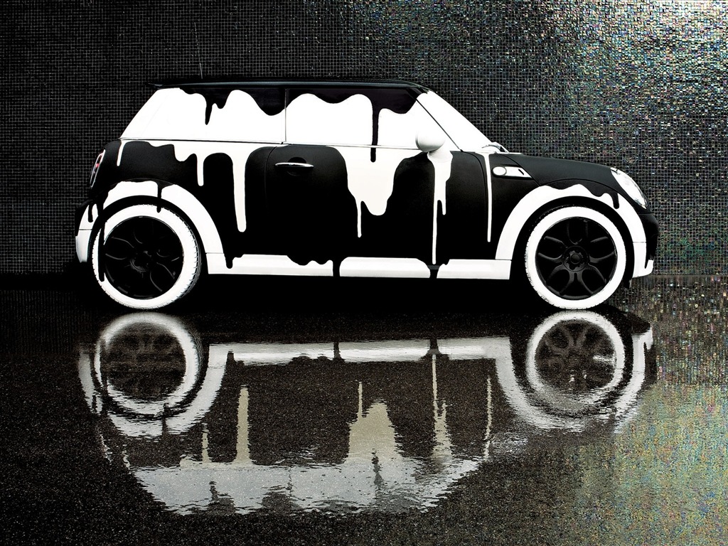 Personalized painted car wallpaper #4 - 1024x768