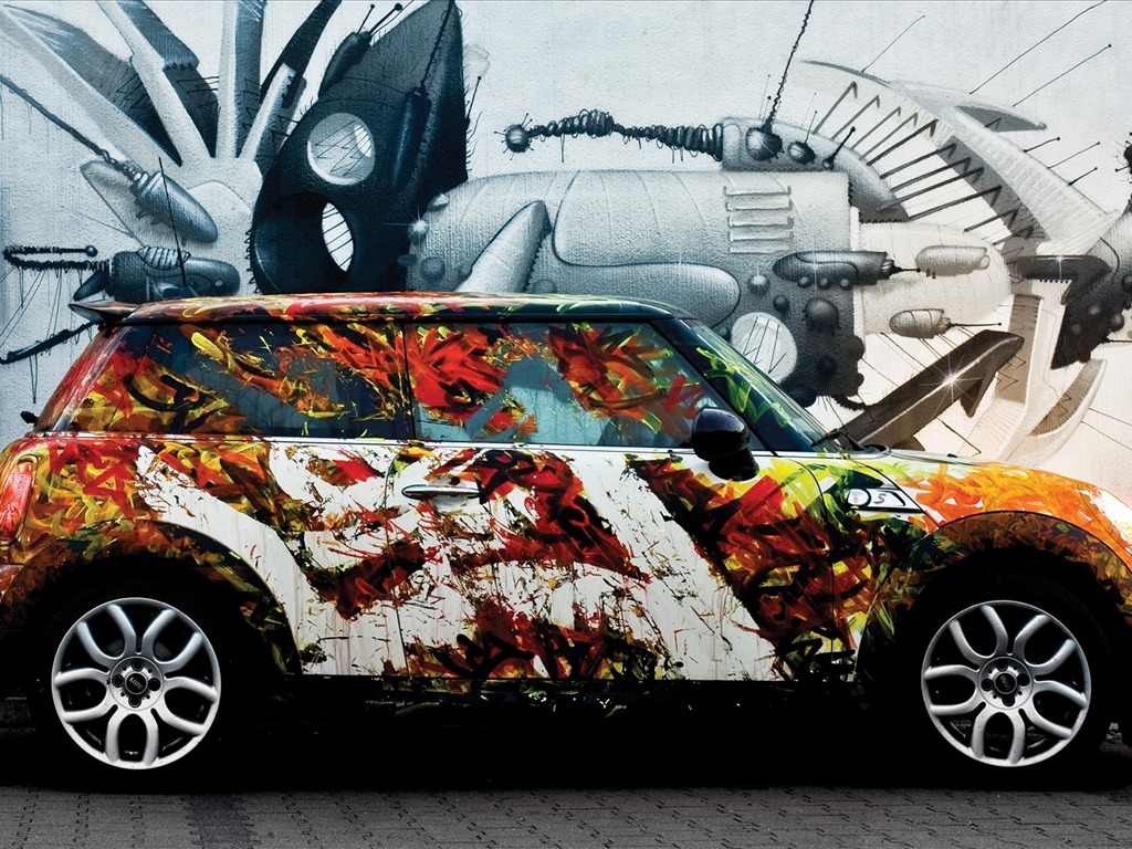 个性彩绘汽车壁纸 #9 - 1024x768