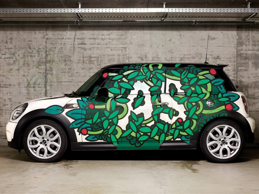 Personalisierte gemalten Tapeten Auto #20 - 1024x768