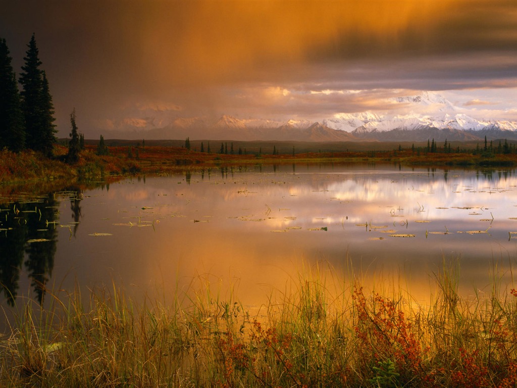 Fondos de escritorio de paisajes de Alaska (2) #5 - 1024x768