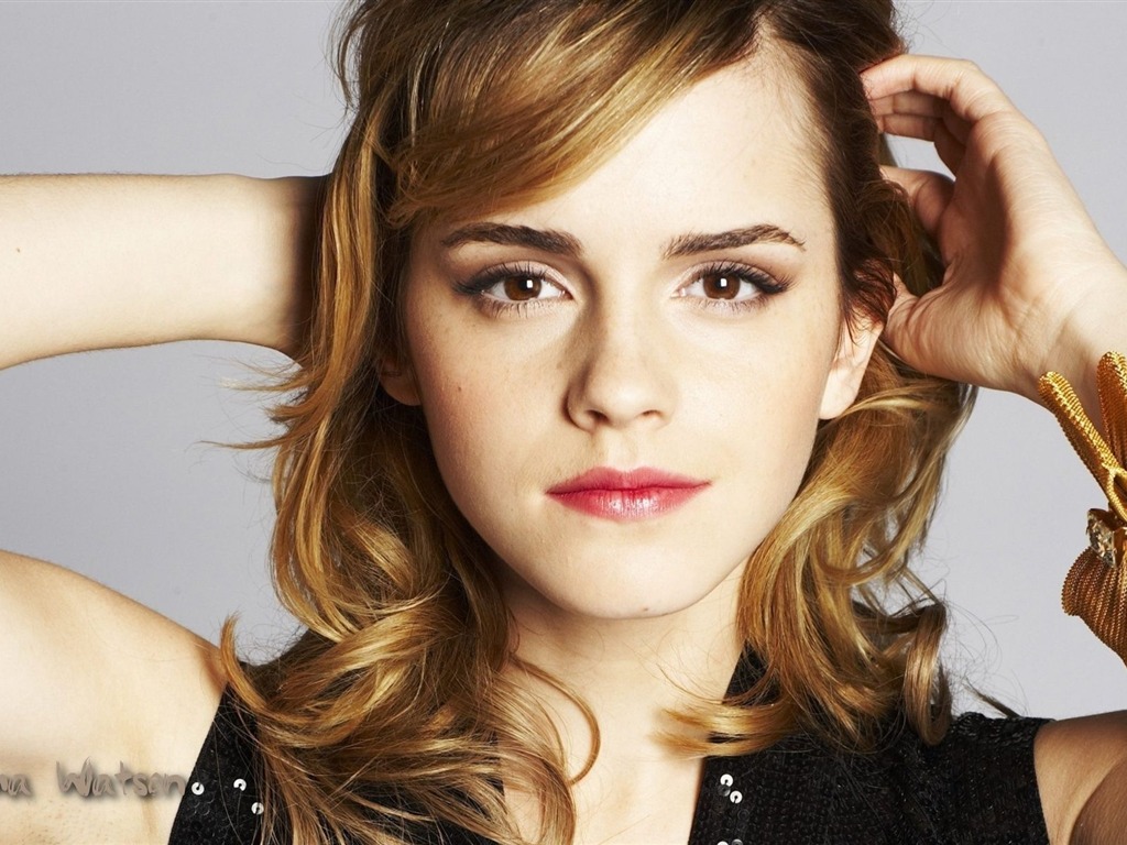 Emma Watson krásnou tapetu #13 - 1024x768