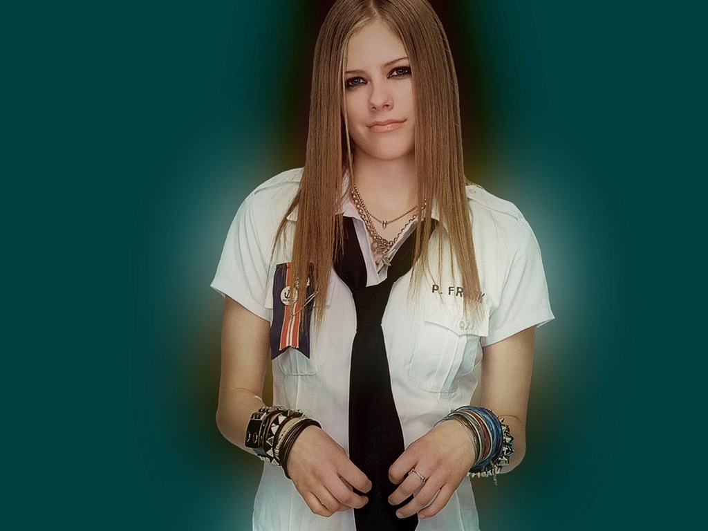 Avril Lavigne krásnou tapetu (2) #4 - 1024x768