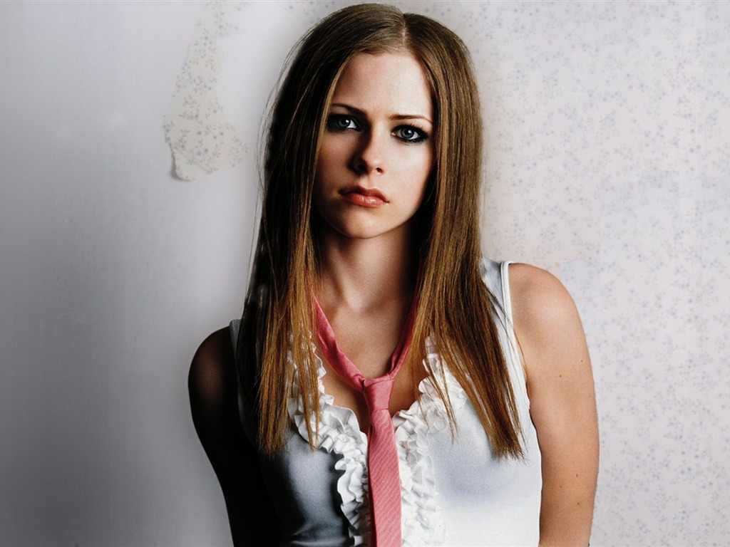 Avril Lavigne krásnou tapetu (2) #6 - 1024x768