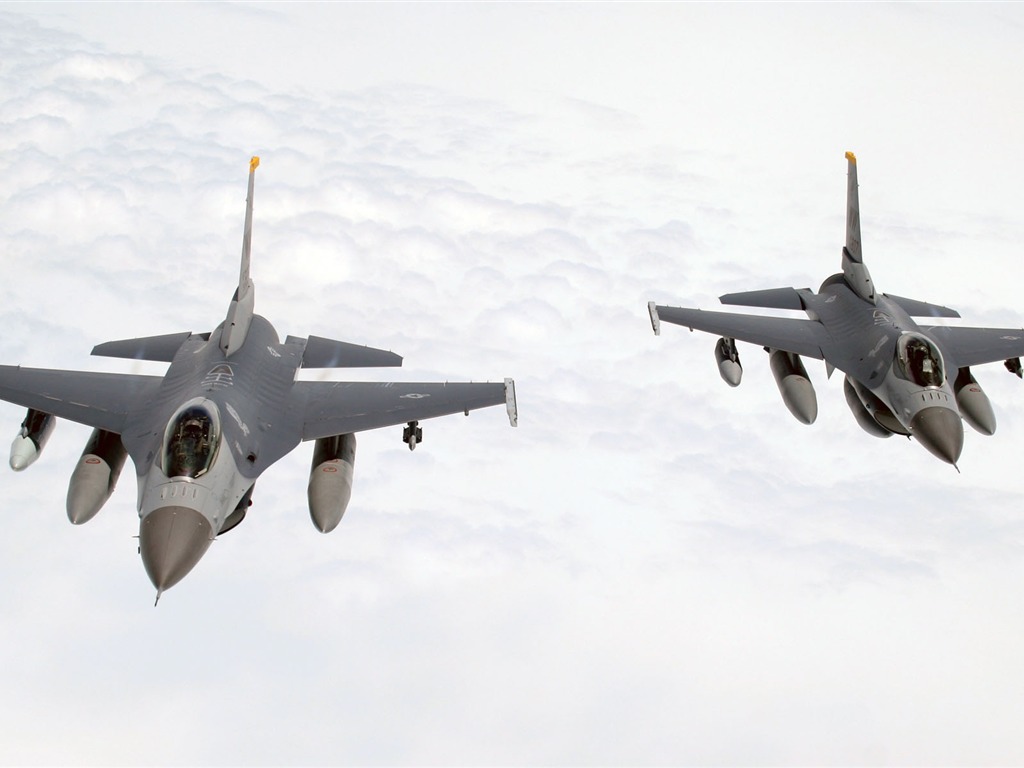 HD обои военных самолетов (6) #7 - 1024x768