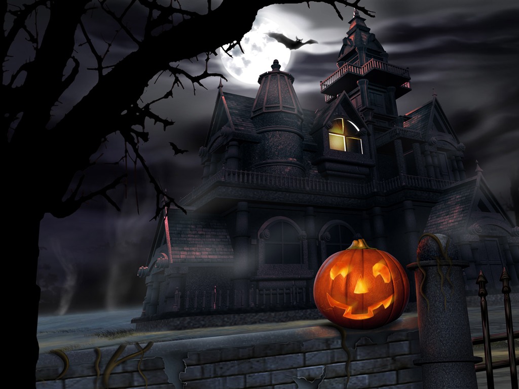 Halloween Theme Wallpaper (4) #3 - 1024x768