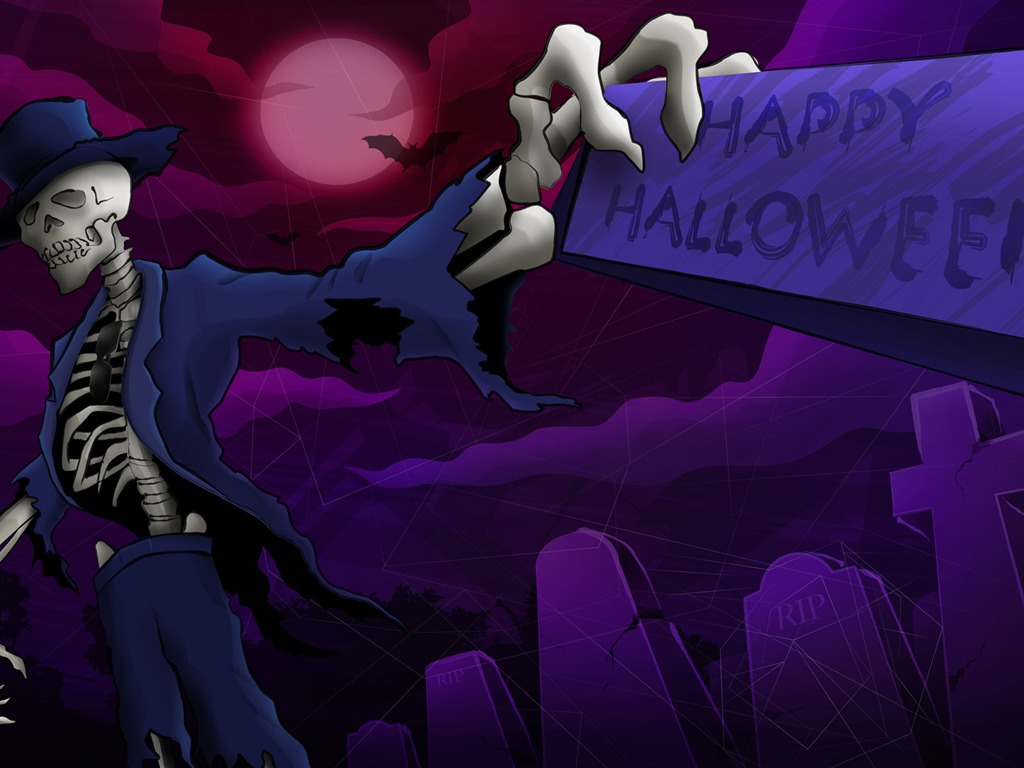Halloween Téma Tapety na plochu (4) #12 - 1024x768