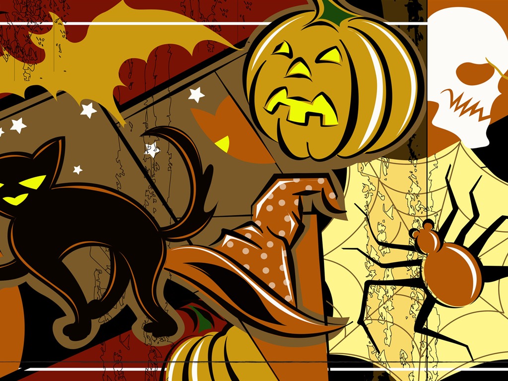 Halloween Theme Wallpaper (4) #13 - 1024x768