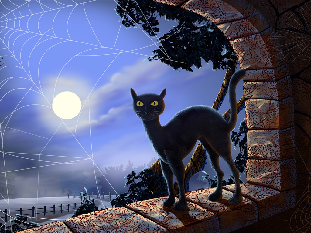 Halloween Theme Wallpaper (4) #19 - 1024x768