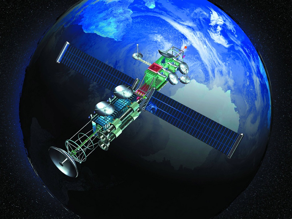 Satelliten-Kommunikations-Tapete (2) #4 - 1024x768