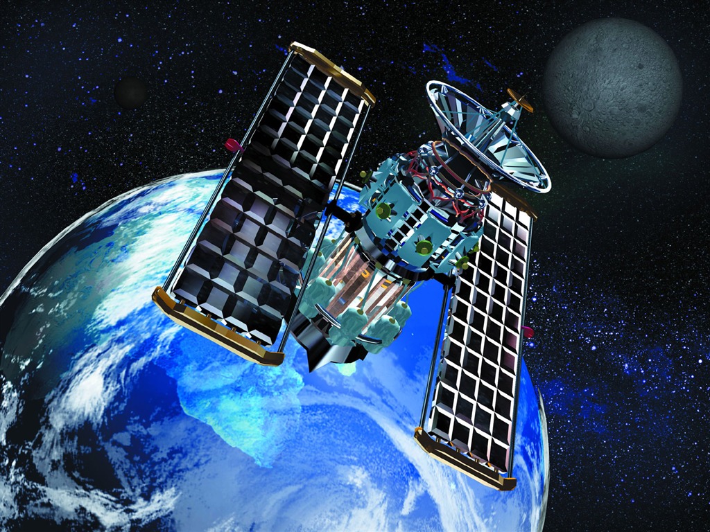 Satelliten-Kommunikations-Tapete (2) #6 - 1024x768