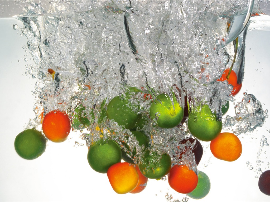 Dinámica de fondo de pantalla de frutas (1) #8 - 1024x768