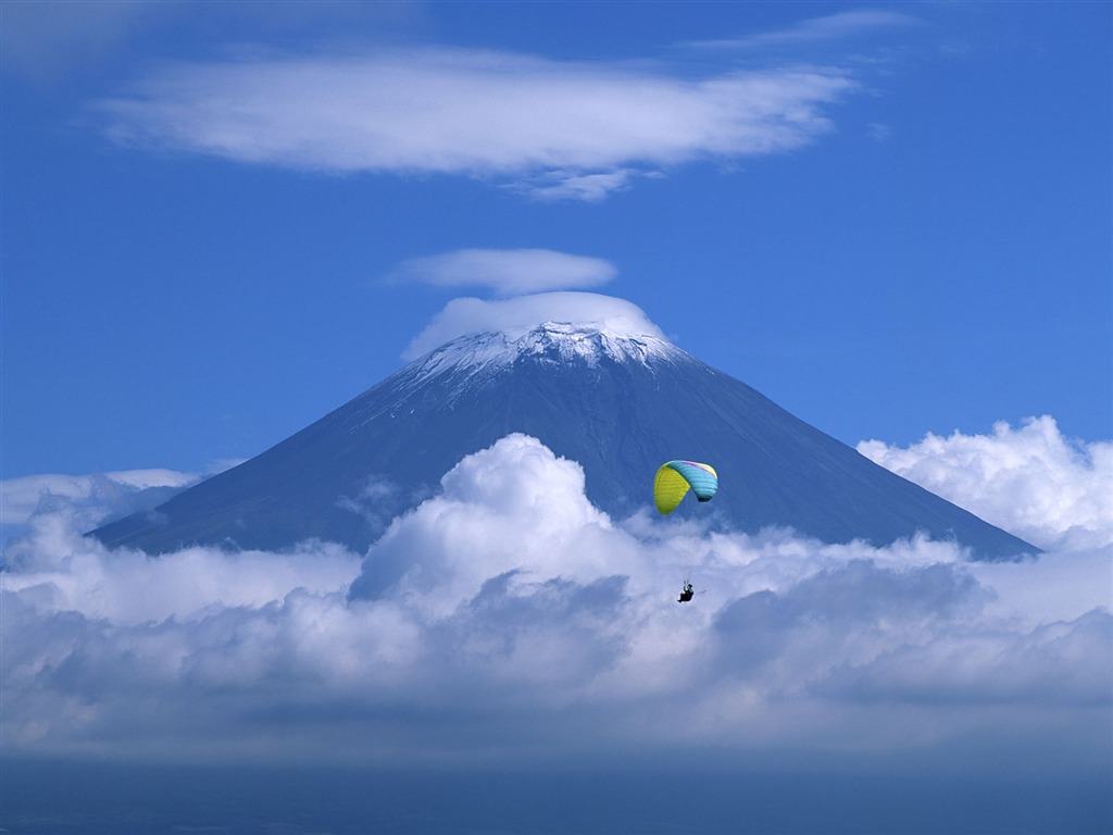 Гора Фудзи, Япония обои (1) #7 - 1024x768