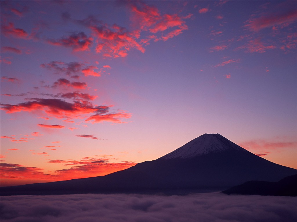 Гора Фудзи, Япония обои (2) #19 - 1024x768