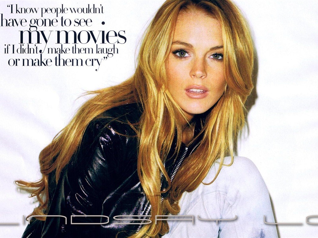 Lindsay Lohan 林赛·罗韩 美女壁纸19 - 1024x768