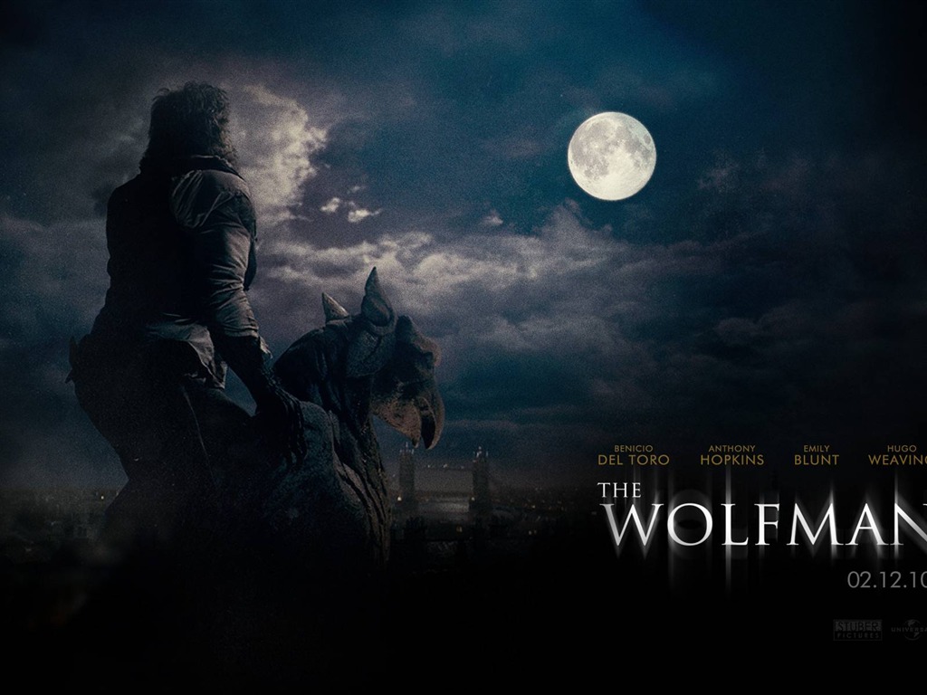 The Wolfman 狼人 电影壁纸4 - 1024x768