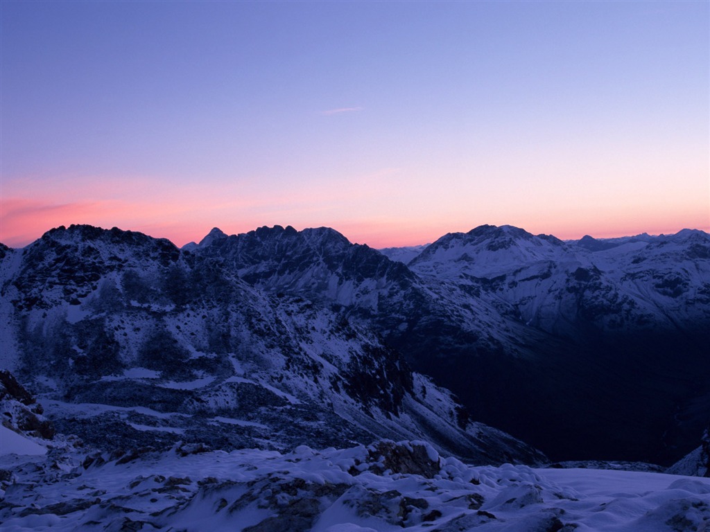 雪山 壁紙(二) #5 - 1024x768