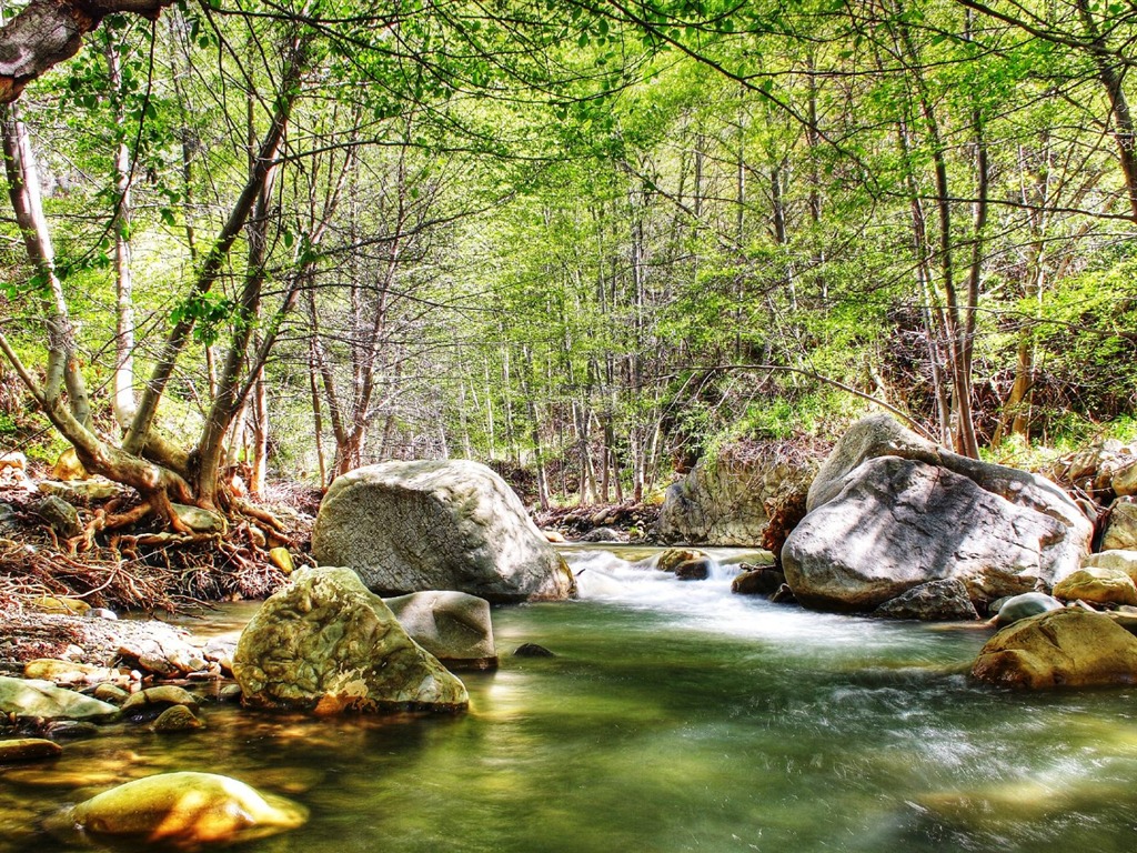 Wunderschön gerenderten Landschaften Wallpaper (4) #15 - 1024x768