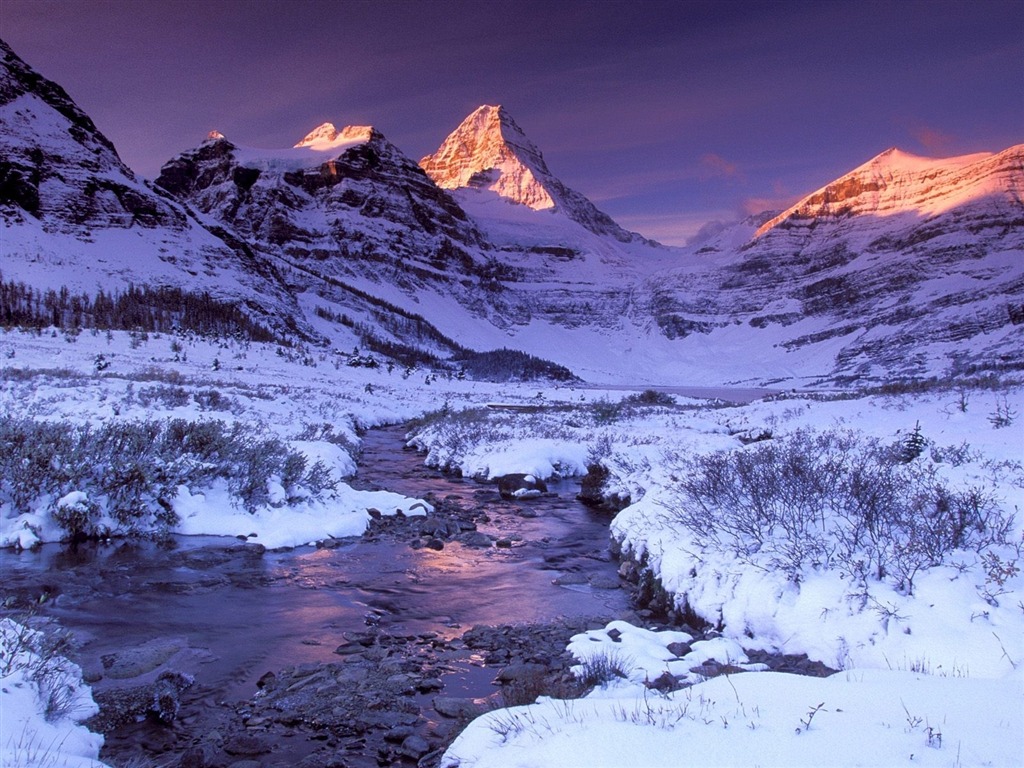 雪山雪景合集 壁紙(一) #14 - 1024x768