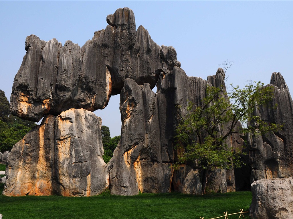 Stone Forest in Yunnan line (1) (Khitan wolf works) #1 - 1024x768