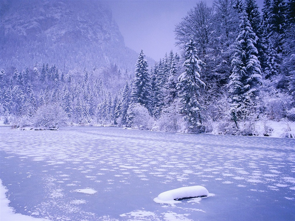 Snow wallpaper collection (5) #11 - 1024x768