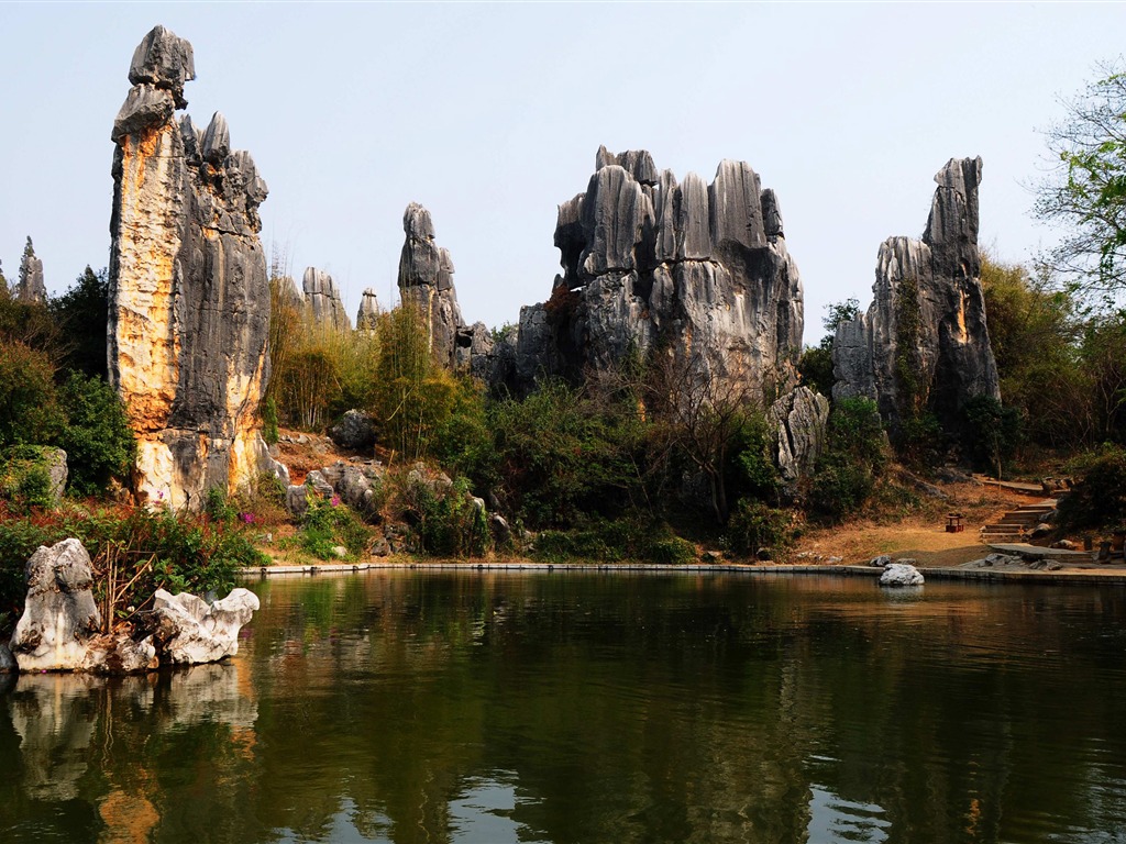 Stone Forest in Yunnan line (2) (Khitan wolf works) #1 - 1024x768