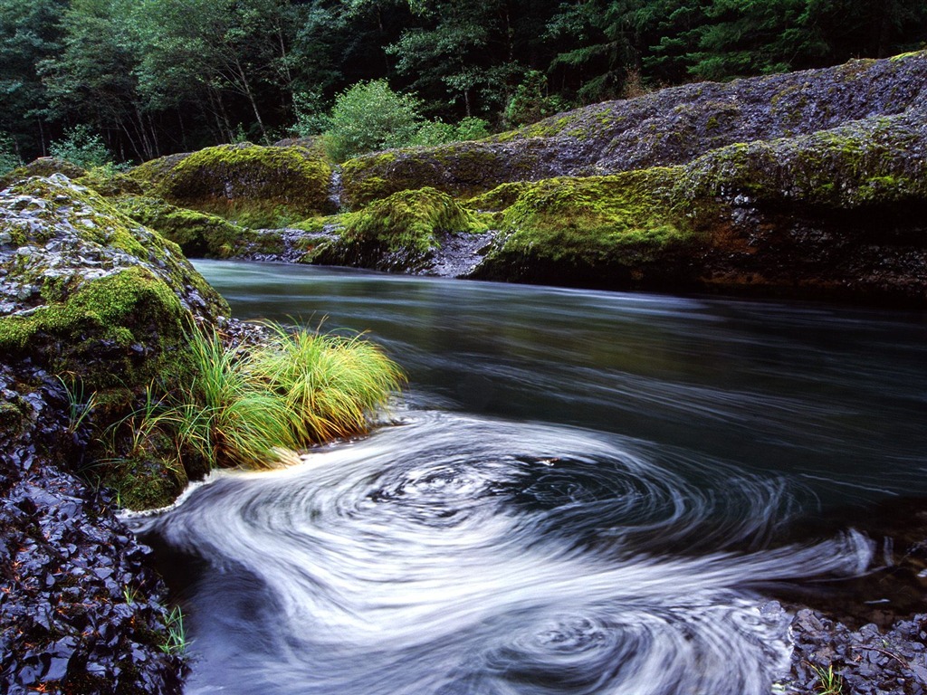 Waterfall-Streams Wallpaper (3) #19 - 1024x768