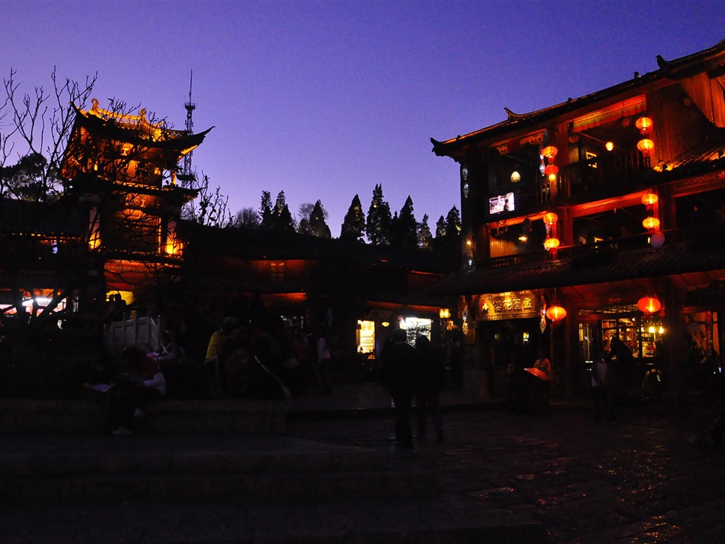 리장 고대 마을의 밤 (오래된 홍콩 작동 확인) #24 - 1024x768