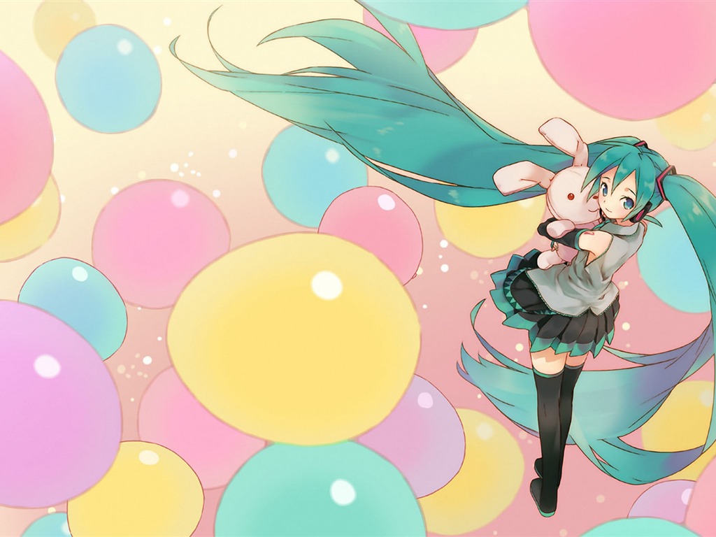 Hatsune next series wallpaper (1) #11 - 1024x768