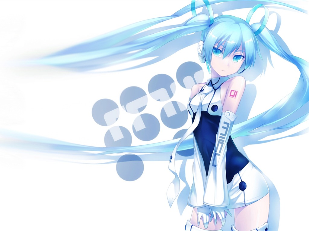 初音未来系列 壁纸(一)14 - 1024x768