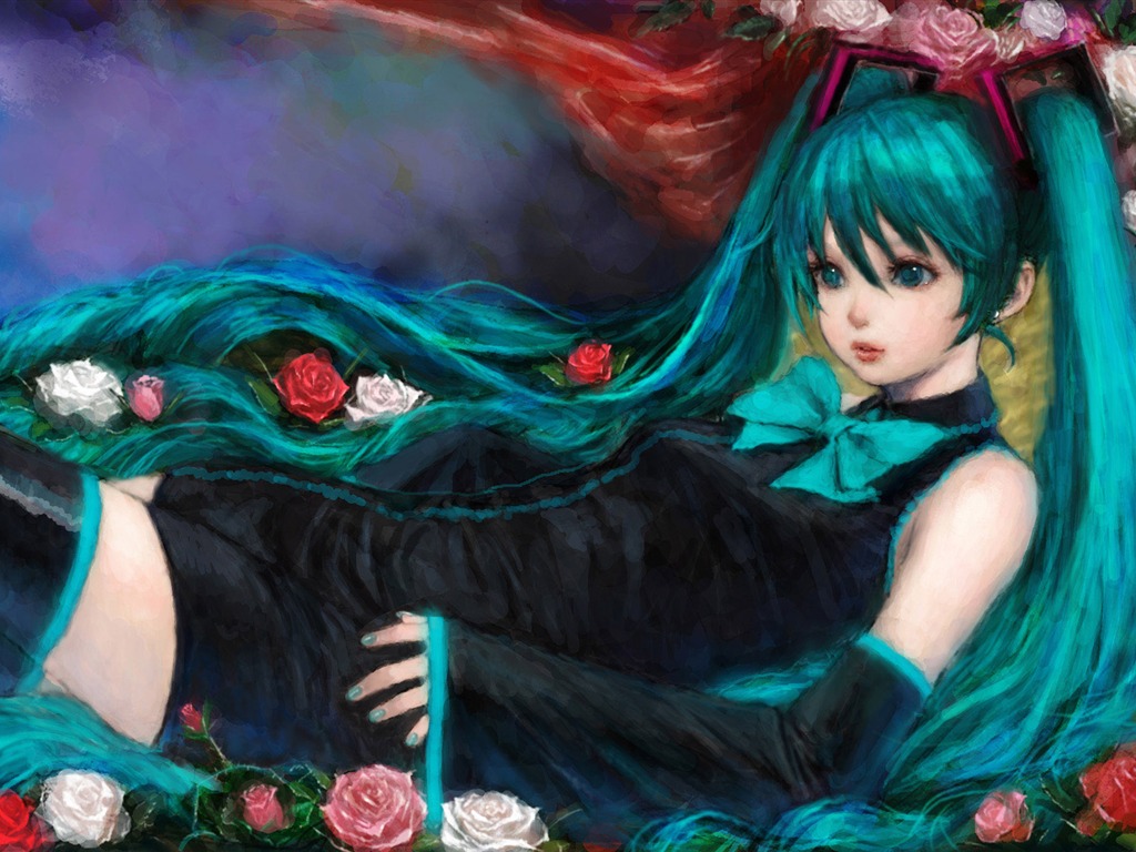 Hatsune next series wallpaper (4) #16 - 1024x768