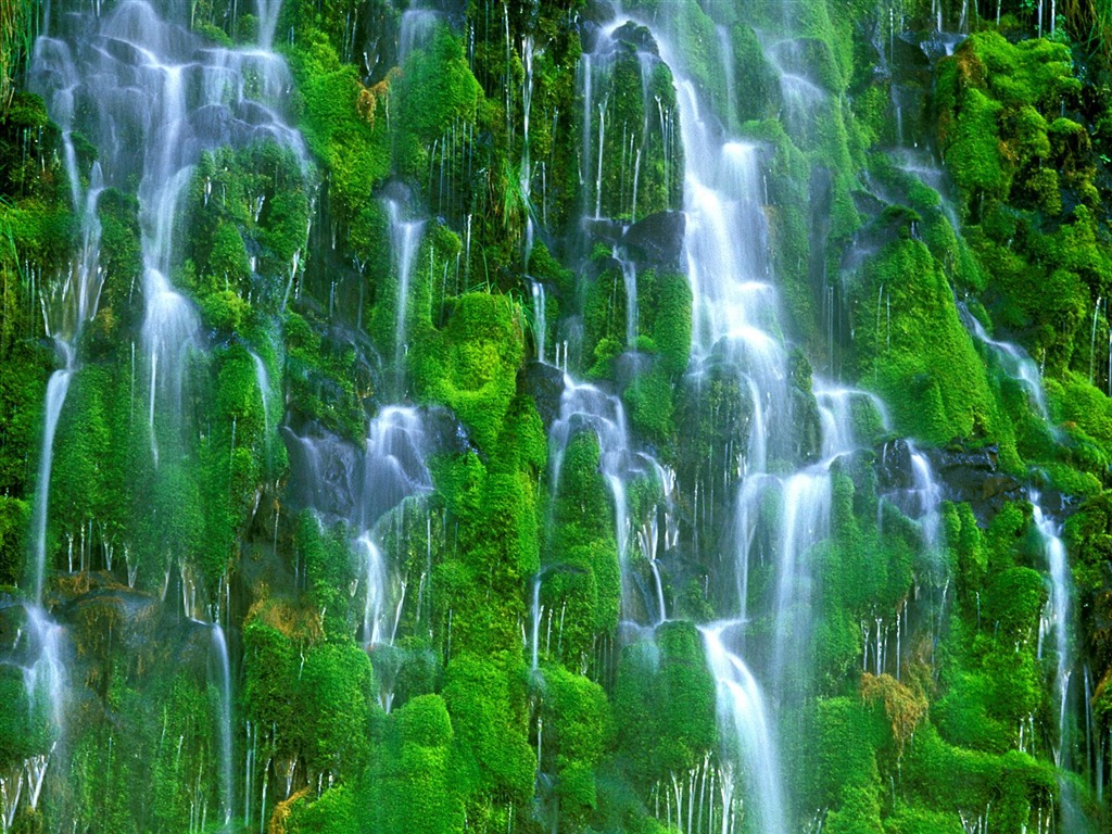 Waterfall flux papier peint (7) #20 - 1024x768