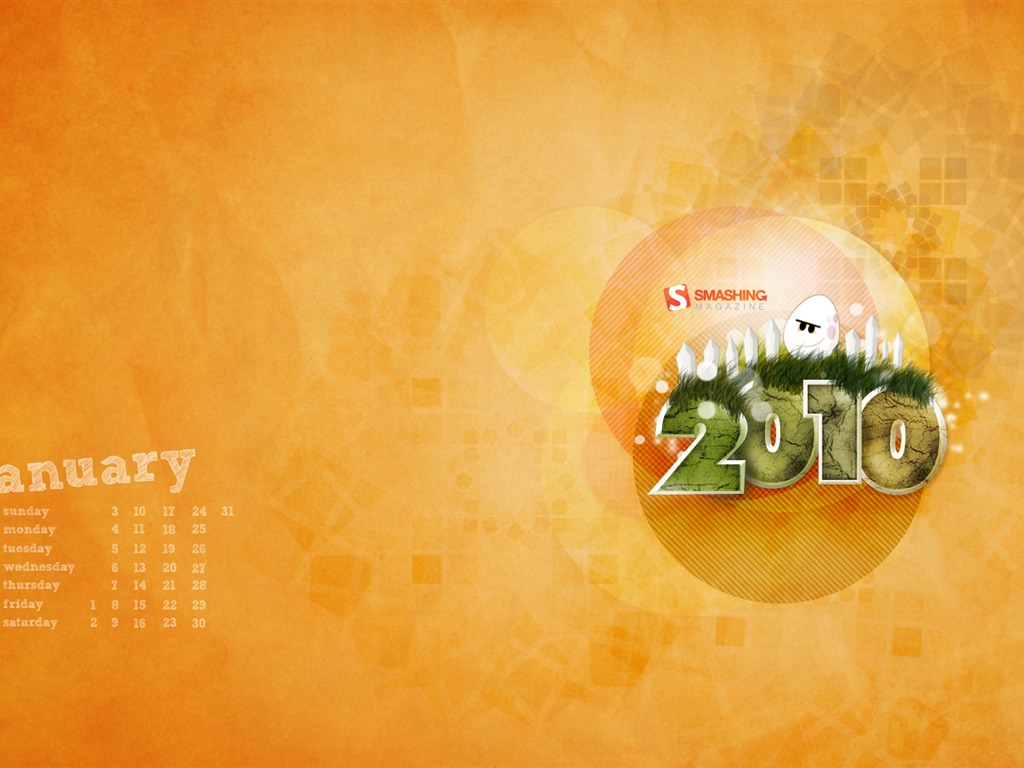 Microsoft Official Win7 Nový rok Tapety #8 - 1024x768
