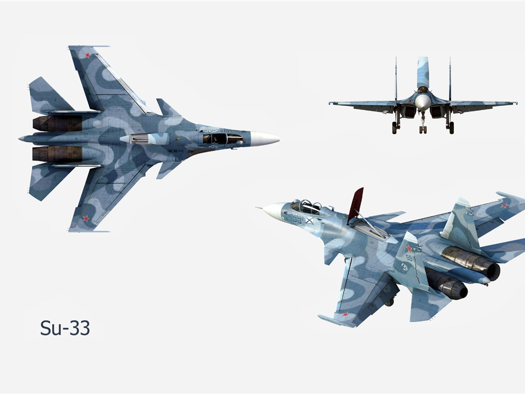 CG wallpaper vojenská letadla #10 - 1024x768