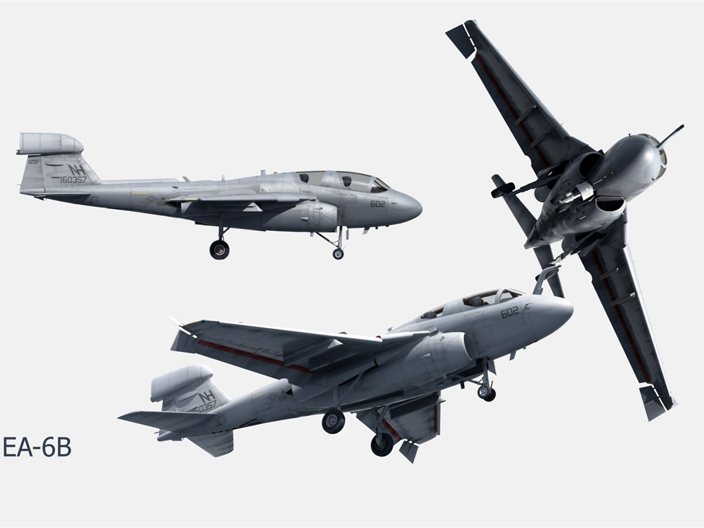 CG обои военных самолетов #18 - 1024x768